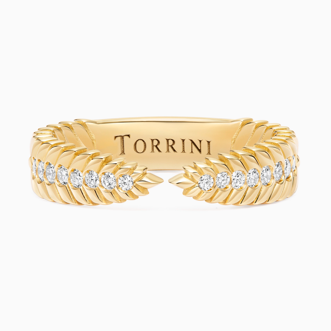 Diamond Alloro Open yellow gold