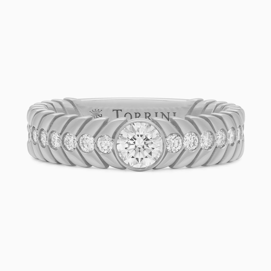 Diamond Alloro Big with diamonds, platinum