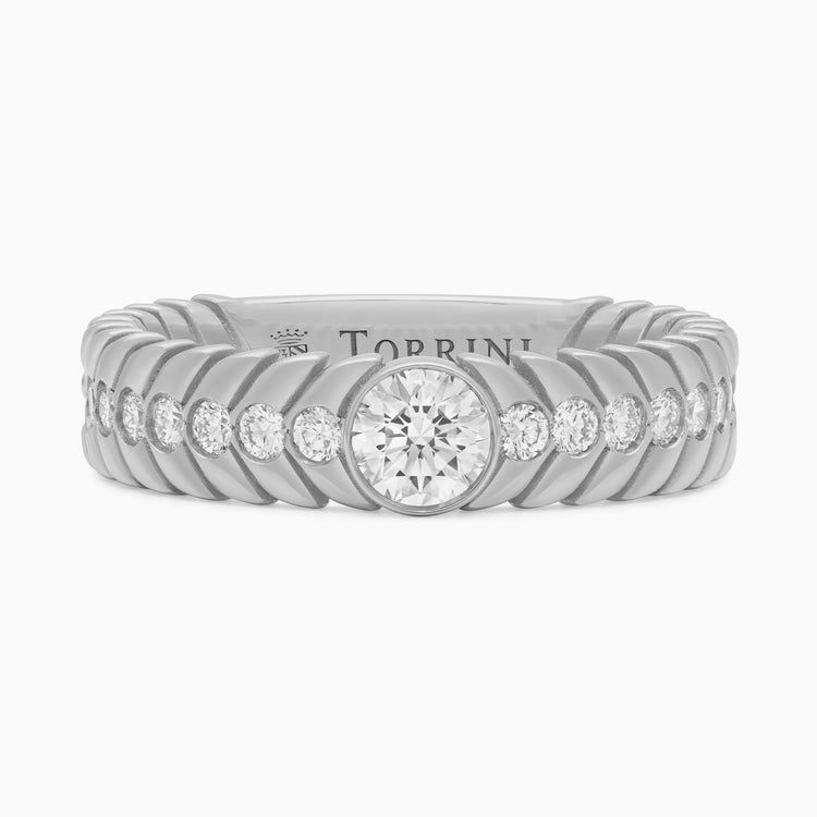 Diamond Alloro Big with diamonds, platinum