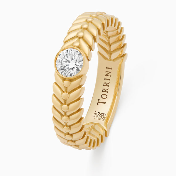 Diamond Alloro Big, yellow gold
