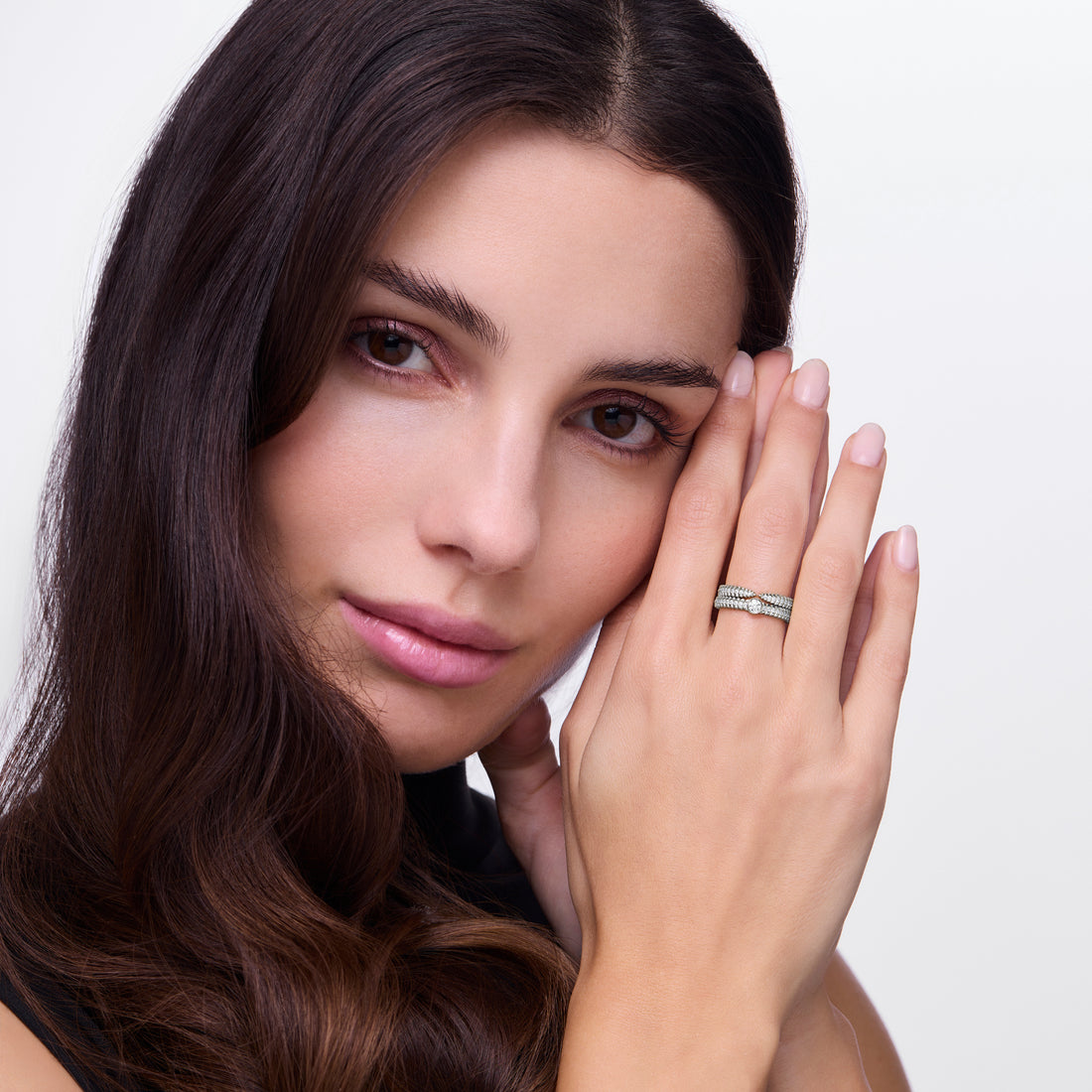 Diamond Alloro Classic Oversize, platinum