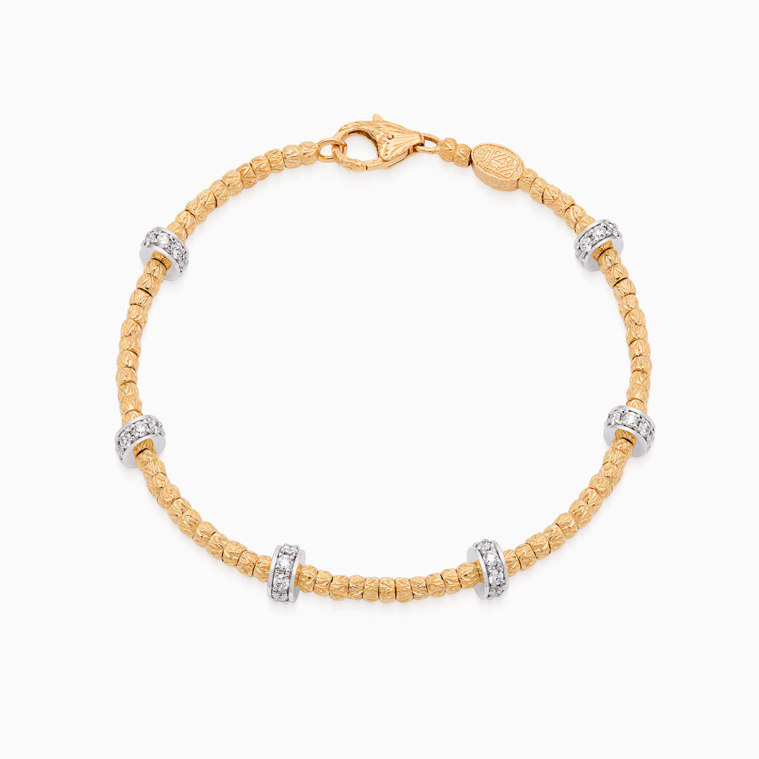 Diamond Botticelle Small Bracelet, Rose Gold