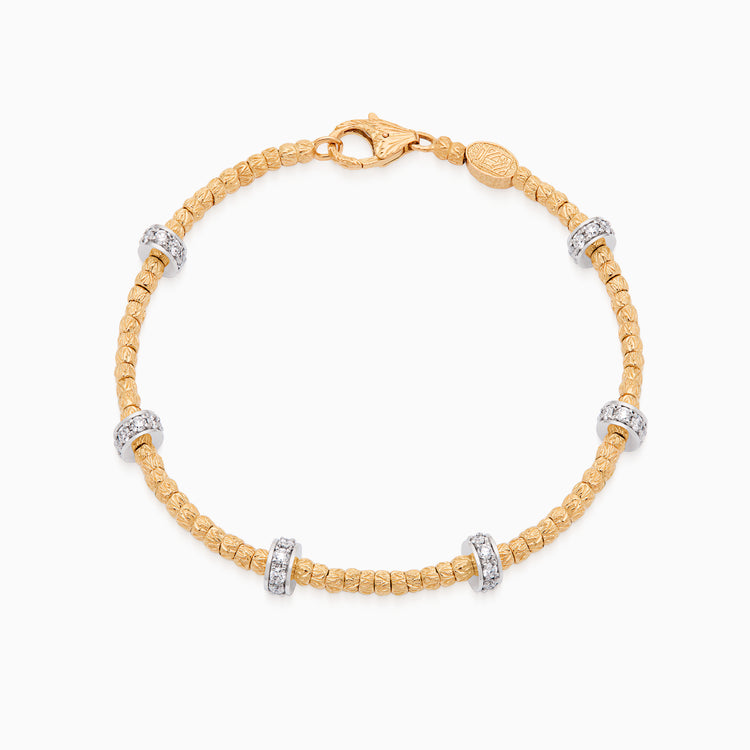 Diamond Botticelle Small Bracelet, Rose Gold