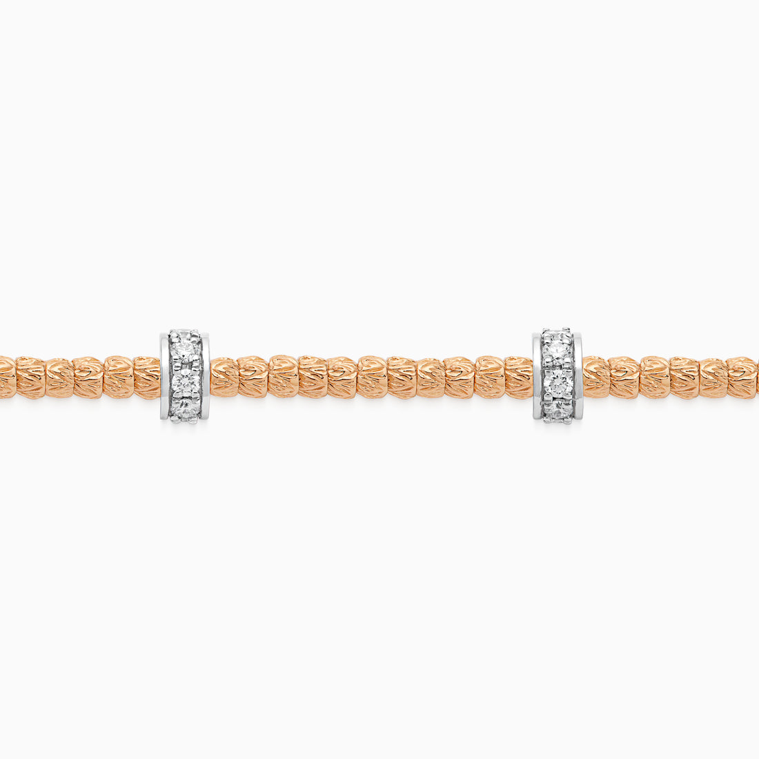 Diamond Botticelle Small Bracelet, Rose Gold