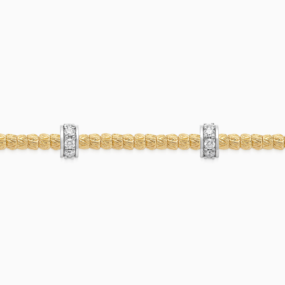 Diamond Botticelle Small Bracelet, Yellow Gold