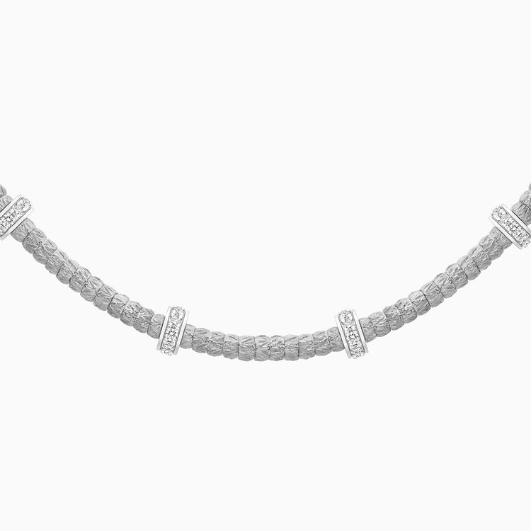 Diamond Botticelle Medium Necklace – 6 Wheels, White Gold