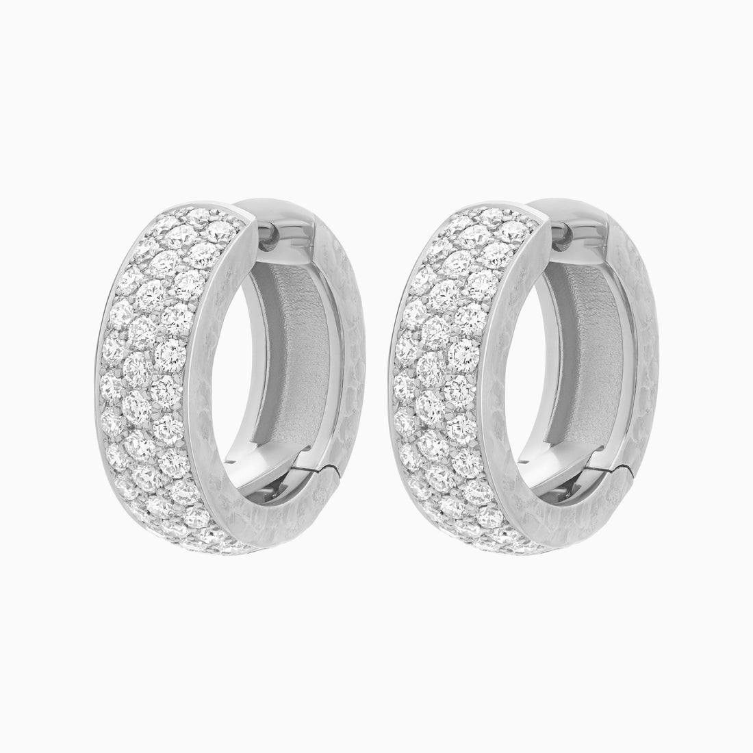 Diamond Torrini Classic Earrings, Platinum