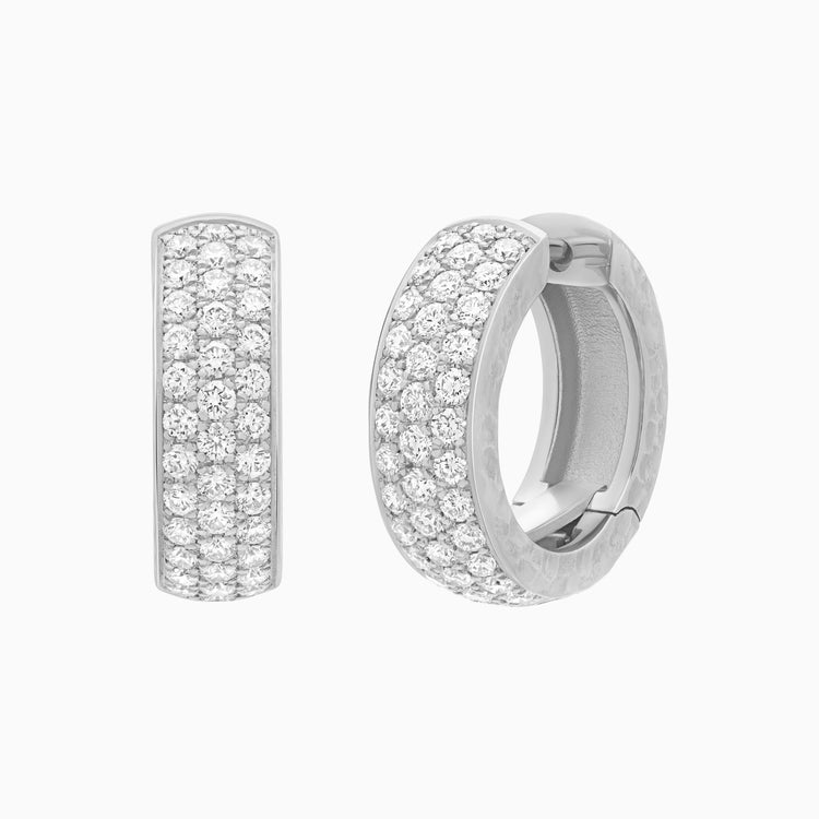 Diamond Torrini Classic Earrings, Platinum
