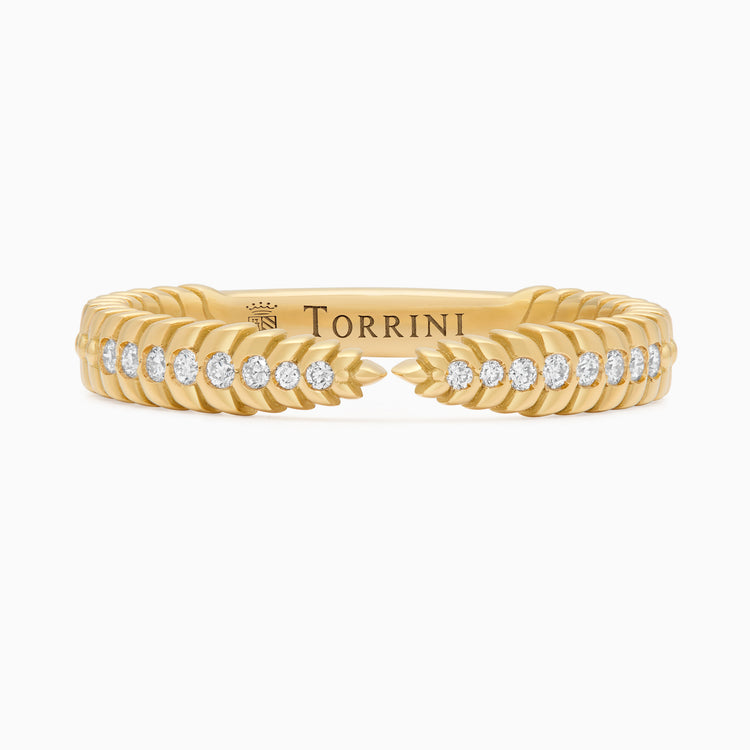 Diamond Alloro Open Classic, yellow gold