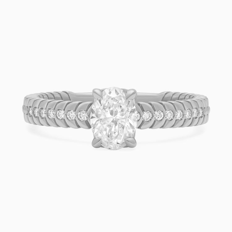 Diamond Alloro Griffe Medium, platinum