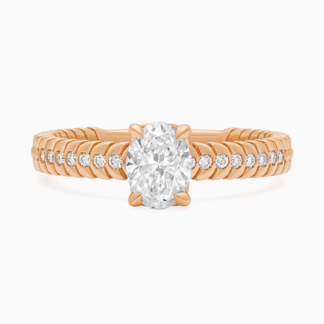 Diamond Alloro Griffe Medium, rose gold