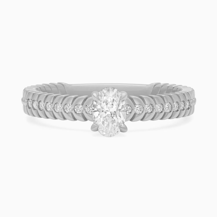 Diamond Alloro Griffe Small, platinum
