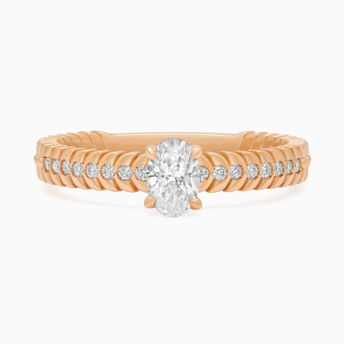 Diamond Alloro Griffe Small, rose gold