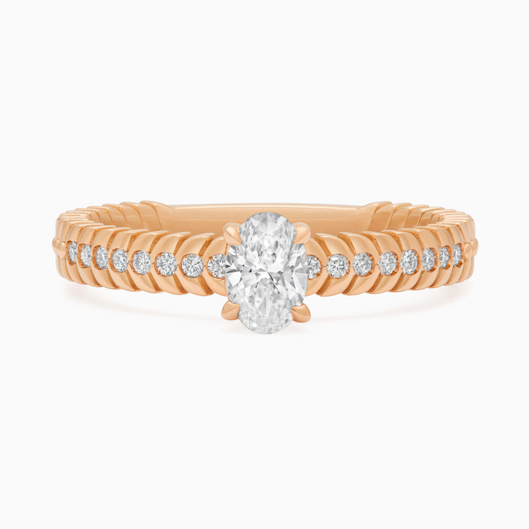 Diamond Alloro Griffe Small, rose gold