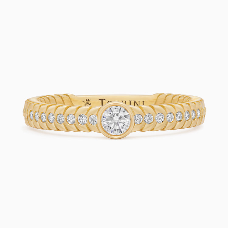 Diamond Alloro Classic Oversize, yellow gold