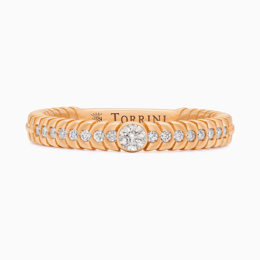 Diamond Alloro Classic with diamonds, rose gold