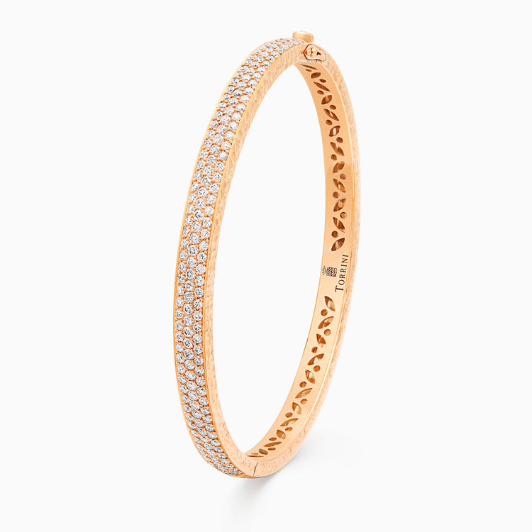 Diamond Torrini Classic Bracelet, Rose Gold