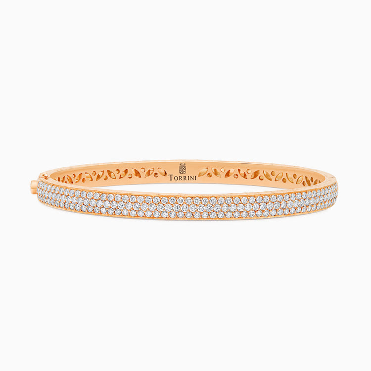 Diamond Torrini Classic Bracelet, Rose Gold