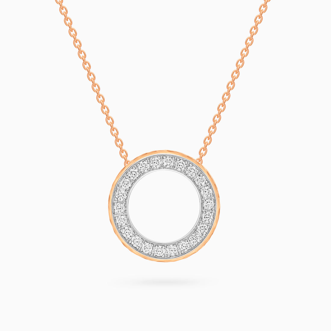 Diamond Torrini Classic Necklace, Rose Gold