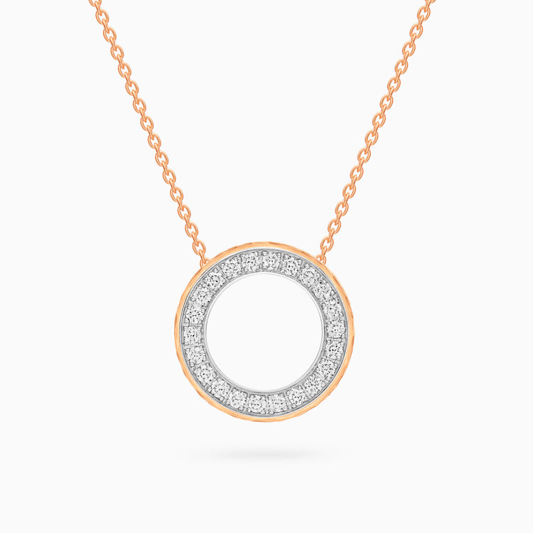 Diamond Torrini Classic Necklace, Rose Gold