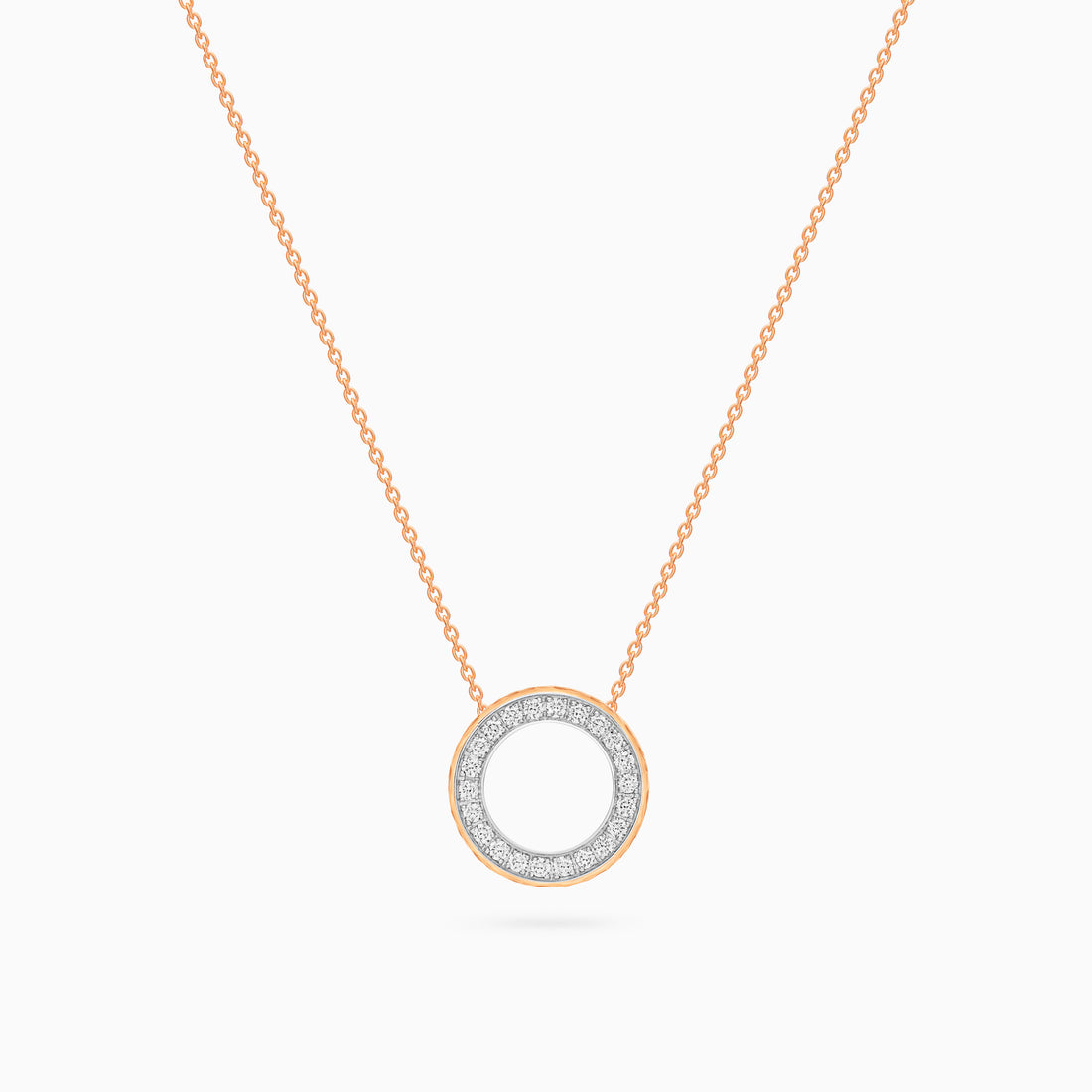Diamond Torrini Classic Necklace, Rose Gold