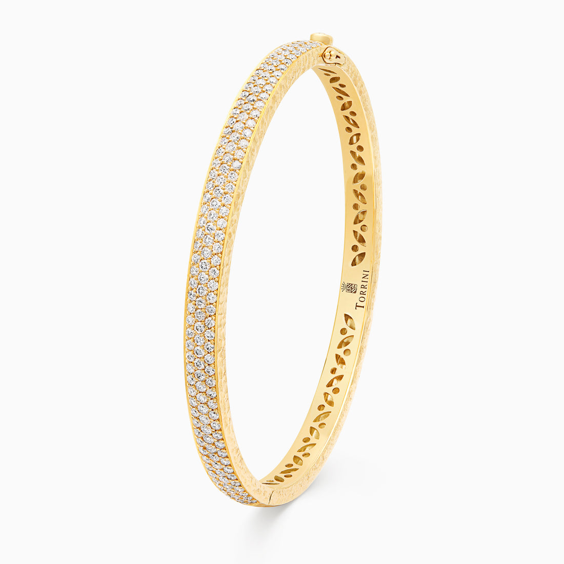 Diamond Torrini Classic Bracelet, Yellow Gold