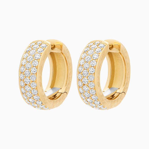Diamond Torrini Classic Earrings, Yellow Gold
