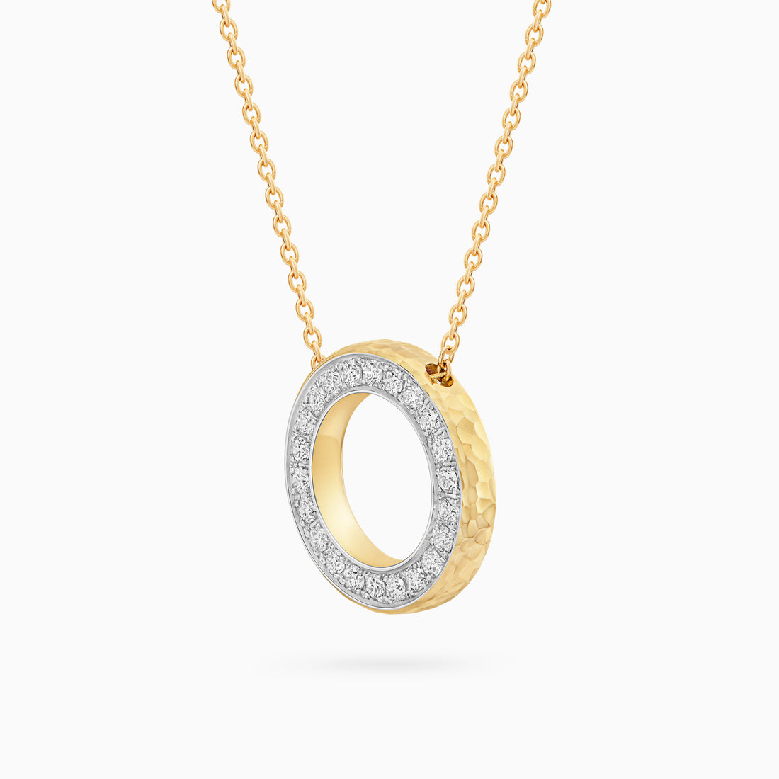 Diamond Torrini Classic Necklace, Yellow Gold