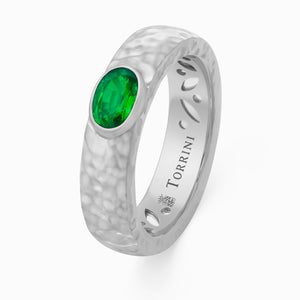 Emerald Torrini Classic Ring, platinum