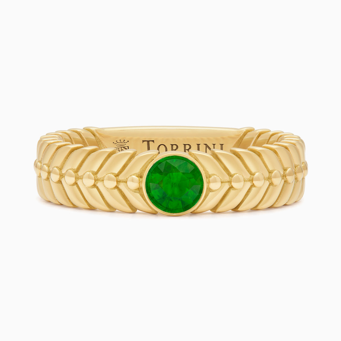 Emerald Alloro Big, yellow gold