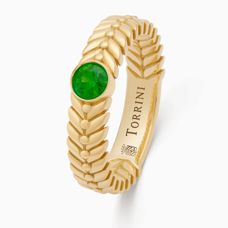 Emerald Alloro Big, yellow gold