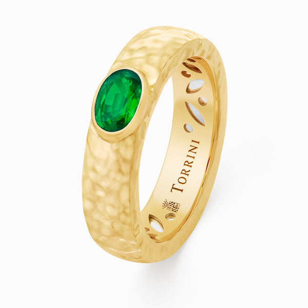 Emerald Torrini Classic Ring, yellow gold