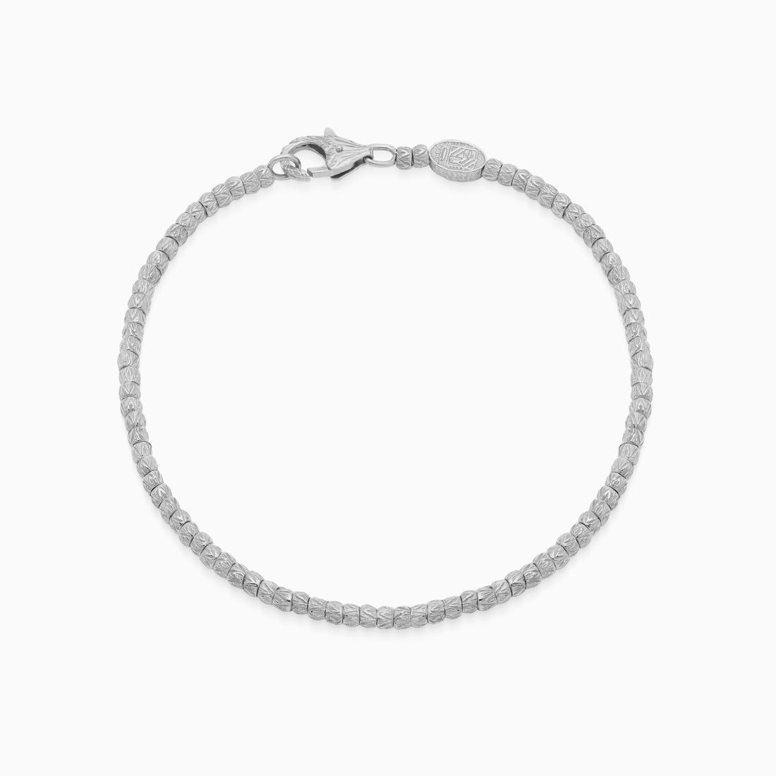 Gold Botticelle Small Bracelet, White Gold