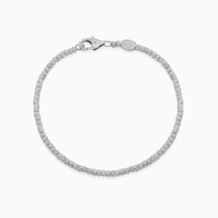 Gold Botticelle Small Bracelet, White Gold