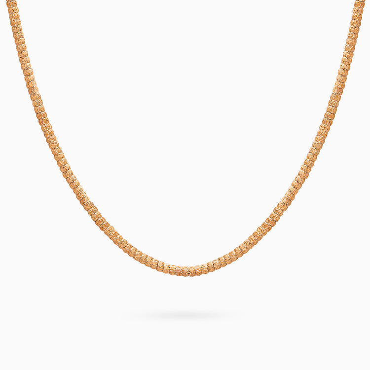 Gold Botticelle Medium Necklace, Rose Gold