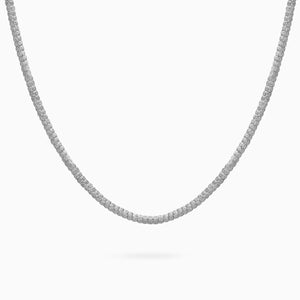 Gold Botticelle Medium Necklace, White Gold