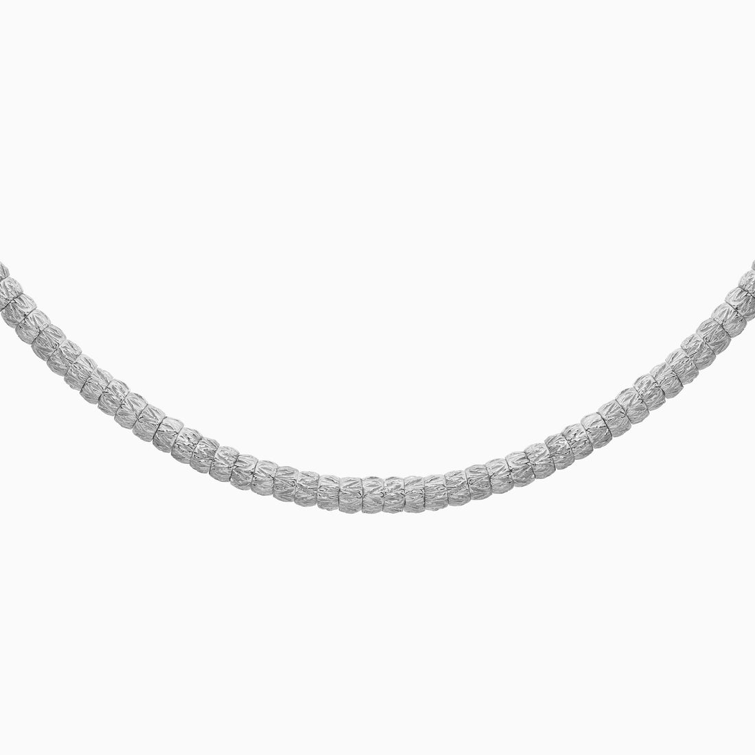 Gold Botticelle Medium Necklace, White Gold