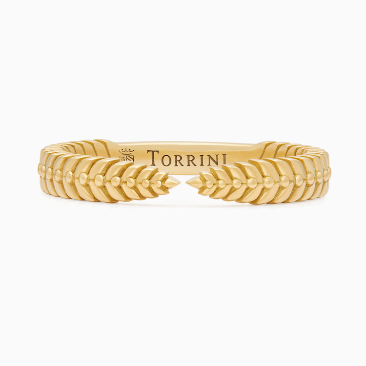 Alloro Open Classic ring, yellow gold