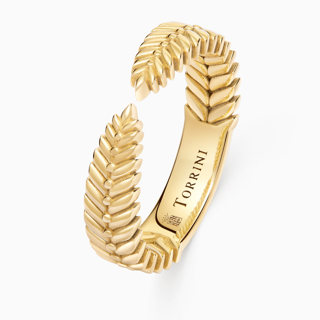 Alloro Open ring, yellow gold