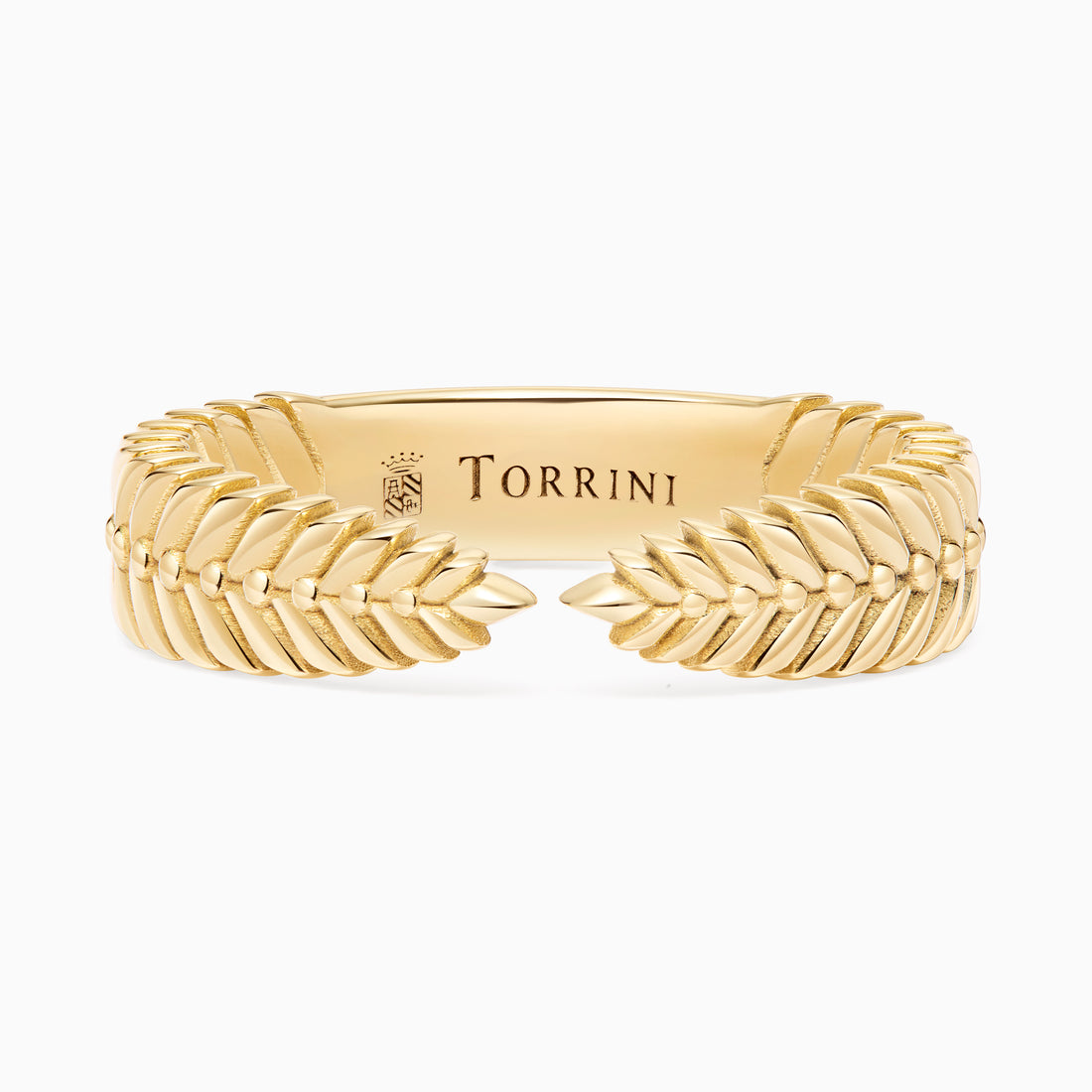 Alloro Open ring, yellow gold