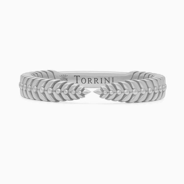 Alloro Open Classic ring, platinum