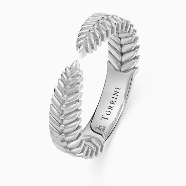 Alloro Open ring, platinum