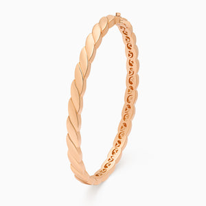 Gold Onda Bracelet, Rose Gold