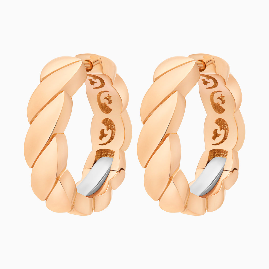 Onda Earrings, Rose Gold