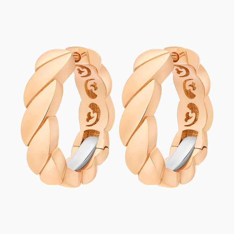 Onda Earrings, Rose Gold