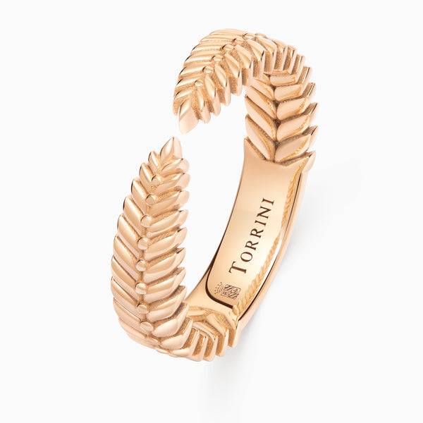 Alloro Open ring, rose gold
