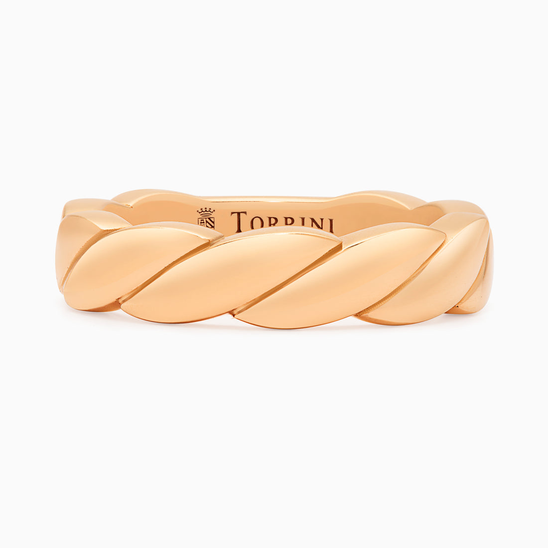 Gold Onda Ring, Rose Gold