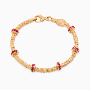 Ruby Botticelle Medium Bracelet, Rose Gold