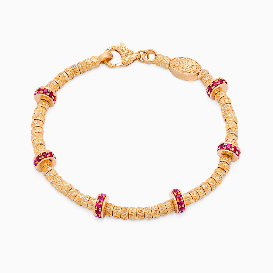 Ruby Botticelle Medium Bracelet, Rose Gold