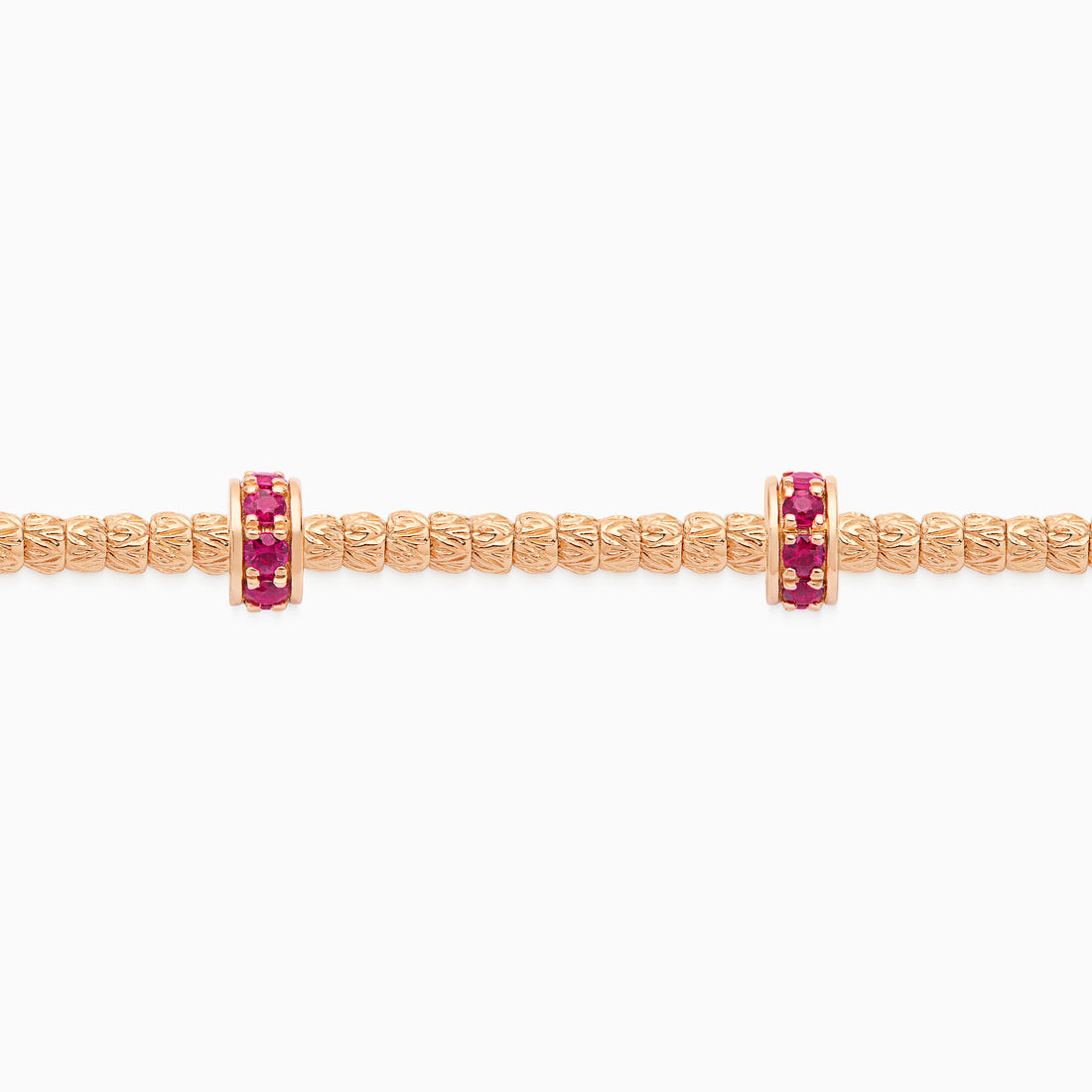 Ruby Botticelle Small Bracelet, Rose Gold